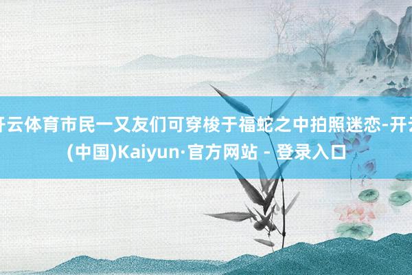 开云体育市民一又友们可穿梭于福蛇之中拍照迷恋-开云(中国)Kaiyun·官方网站 - 登录入口