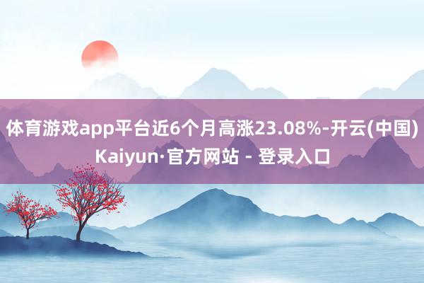 体育游戏app平台近6个月高涨23.08%-开云(中国)Kaiyun·官方网站 - 登录入口
